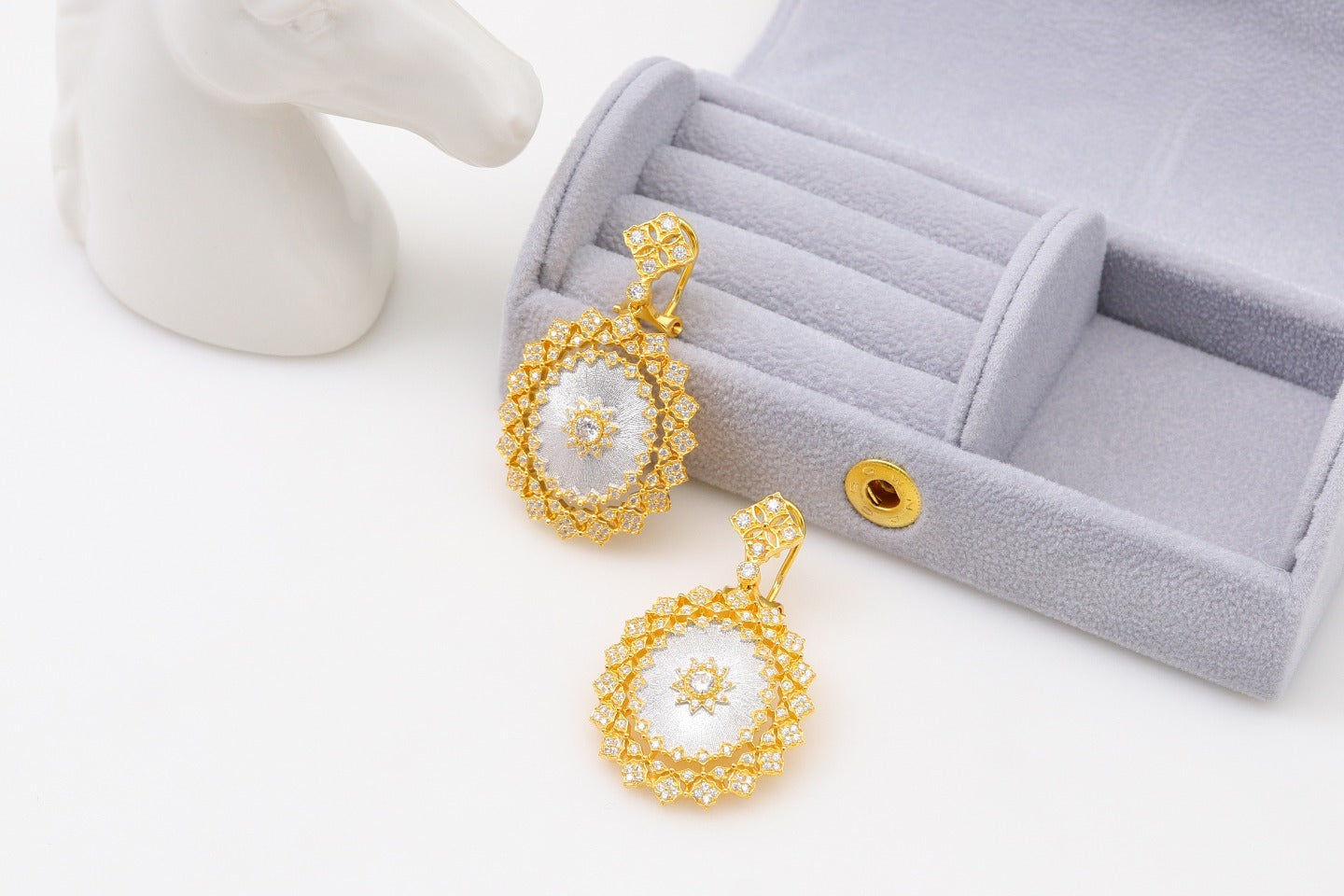 Light Luxury 925 Colorful Brushed Earrings