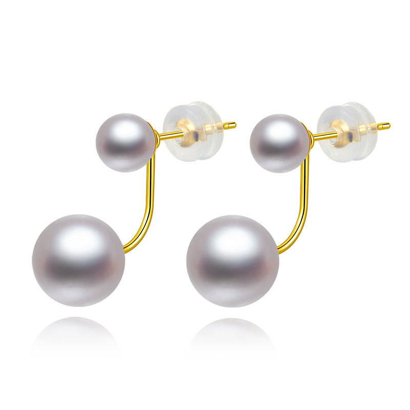 Women's Tiangong Pearl Round Earrings